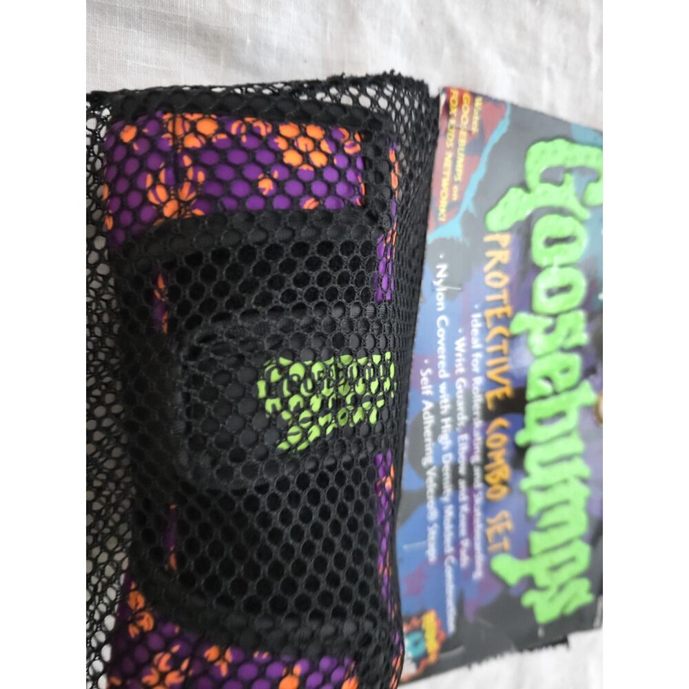 Vintage 1990s GOOSEBUMPS Sport Skateboard Pads Set R.L. Stine New Sealed Rare - Picture 4 of 10